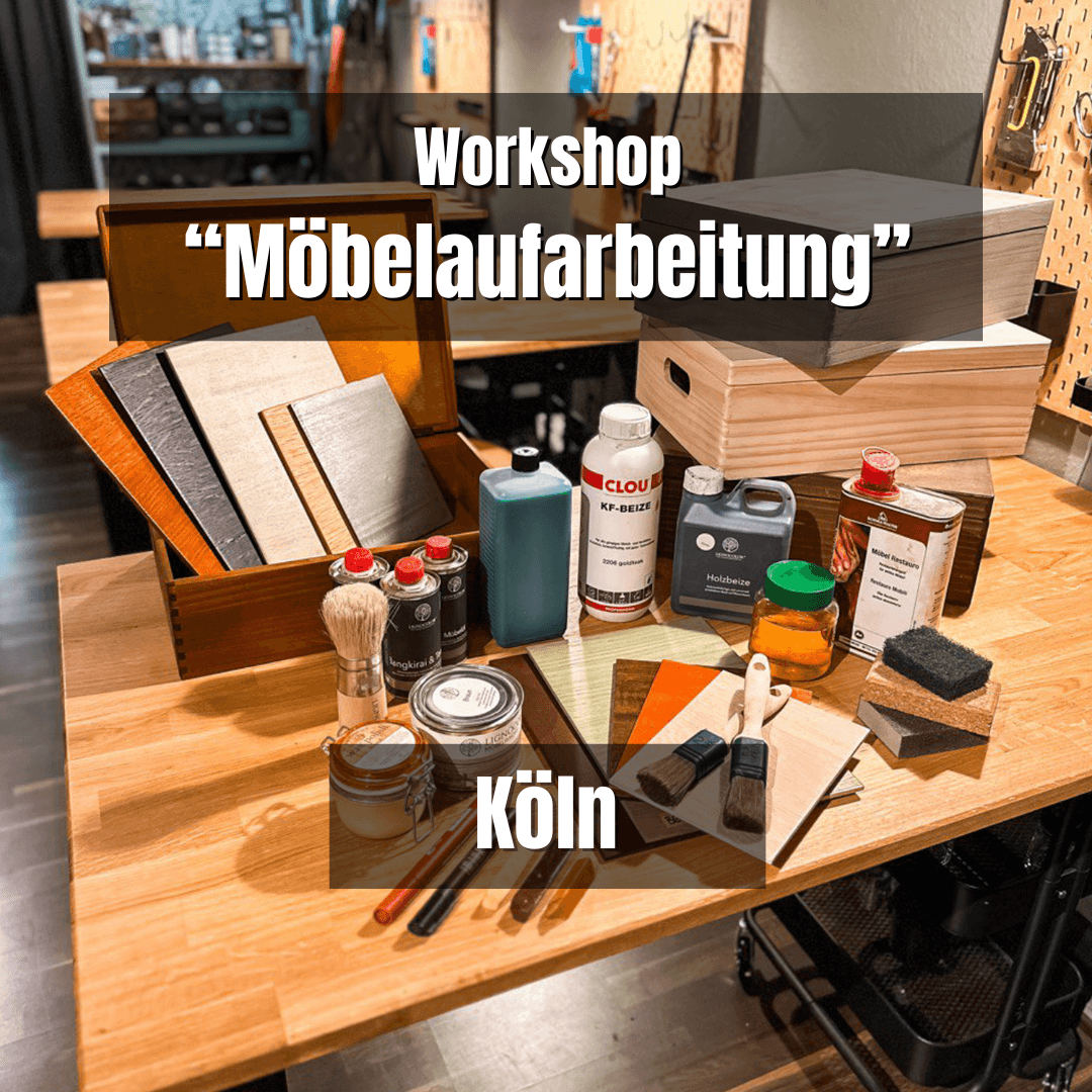 So., 19. Oktober: Möbelaufarbeitung - Grundlagen-Workshop - 10-17 Uhr - Köln - Werkstattfürschönes