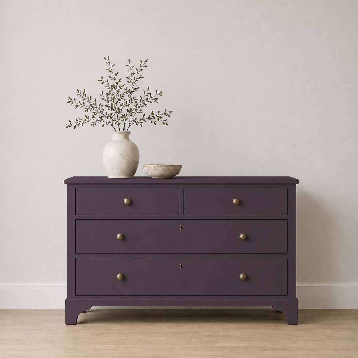 Aubergine – Wohnliches Dunkelviolett