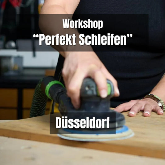 Fr., 20. Februar 2026: Perfekt schleifen - Maschinen-Workshop - 17-21 Uhr - Düsseldorf