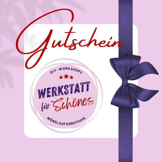 Gutscheine für unsere DIY-Workshops