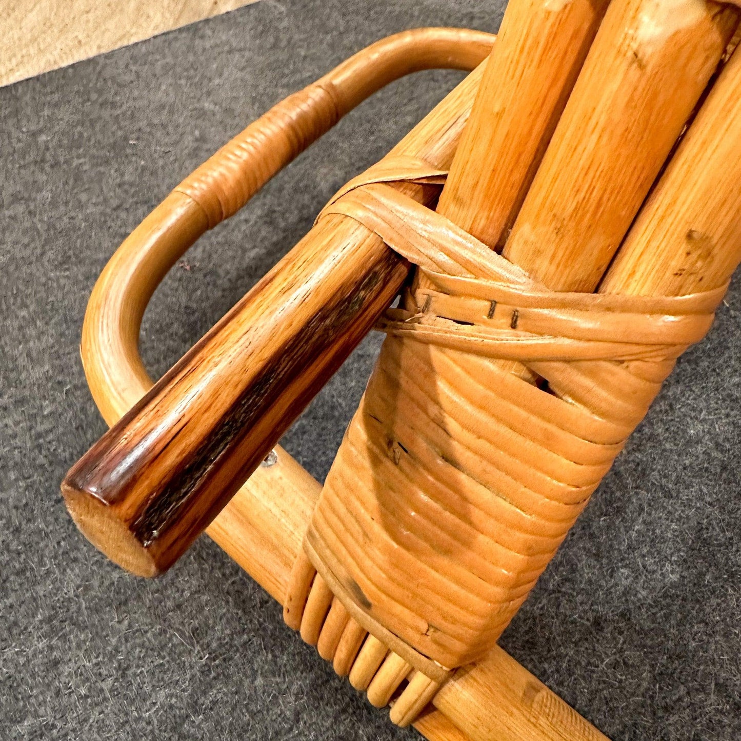 Schaukelpferd verm. Designer Franco Albini, Rattan, 1970er Jahre - aus Bares für Rares 2023 - Werkstattfürschönes