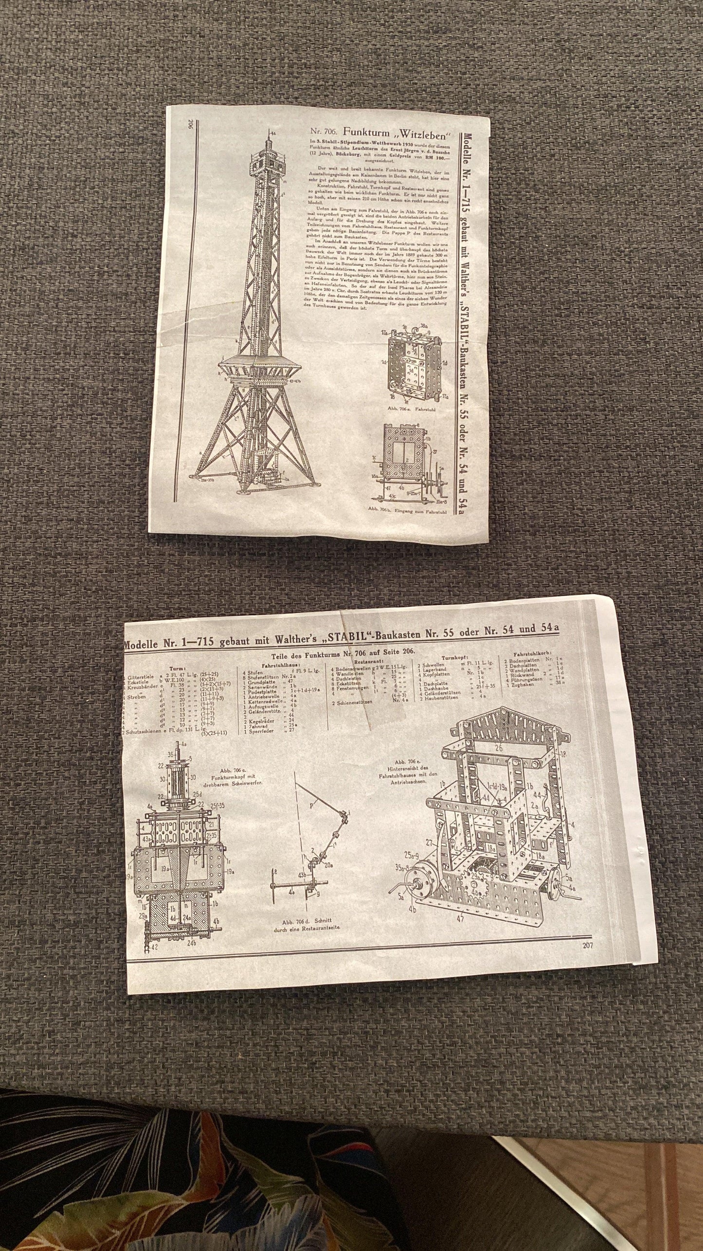 Berliner Funkturm "Witzleben" aus den Händlerstücken vom 31.03.2024 - Werkstattfürschönes