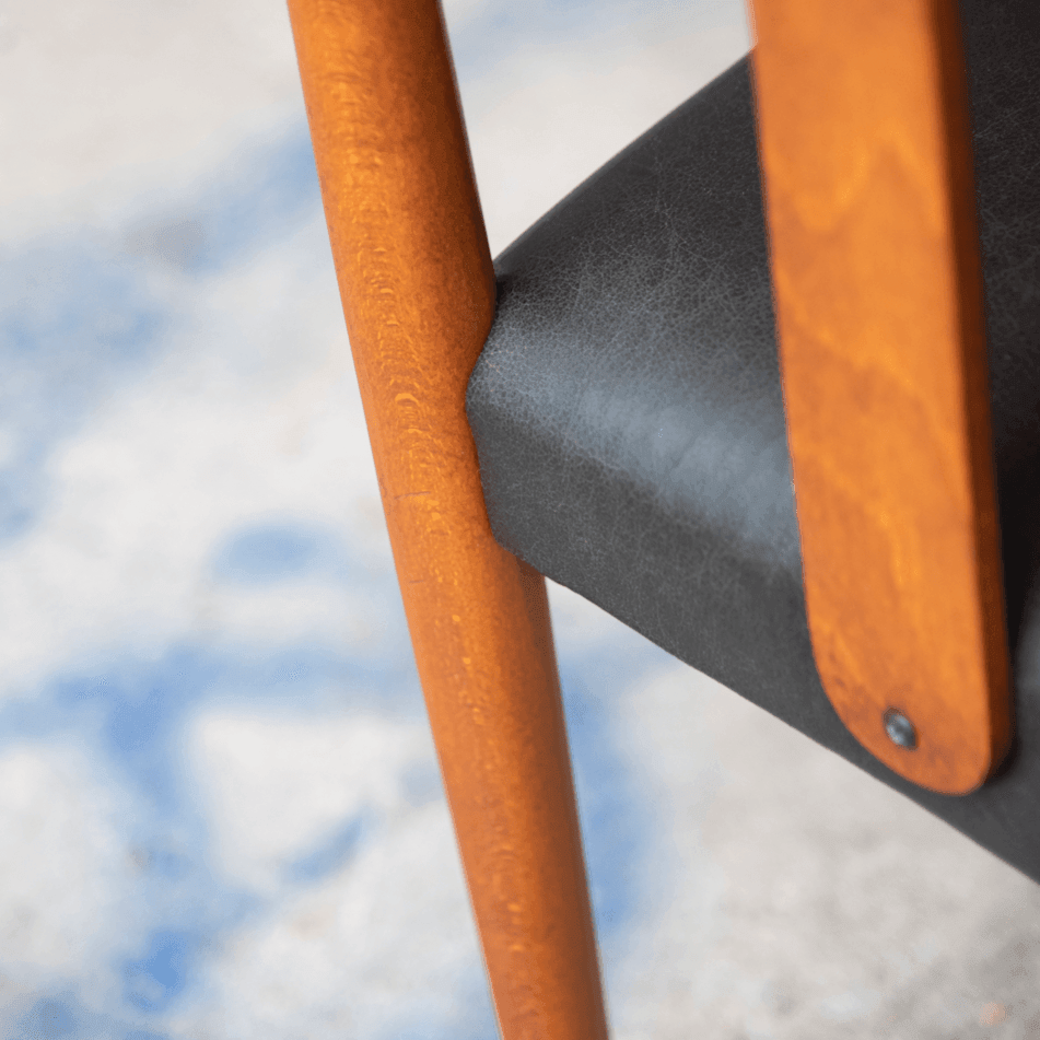 Däne mit Upcyclingleder - Werkstattfürschönes