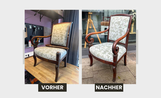 🪑 In Holz geborgene Erinnerung – die Aufarbeitung eines antiken Sessels