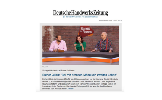 07/19 DHZ über mich als Möbelaktivistin