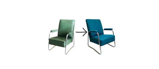vorher-nachher: Designklassiker Sessel – Makeover