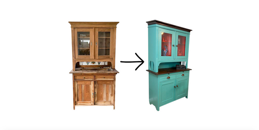 vorher-nachher: Buffetschrank als Statement-Piece