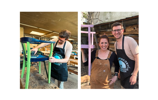 04/25 Mit OB-Kandidat im Maschinendorf