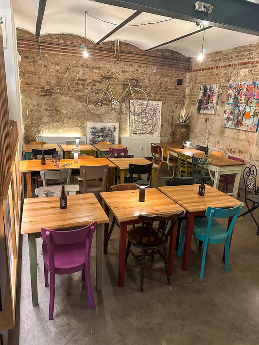 Nachhaltige Einrichtung: Café Remé Düsseldorf