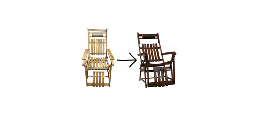 vorher-nachher: Thonet-Liege aufgearbeitet