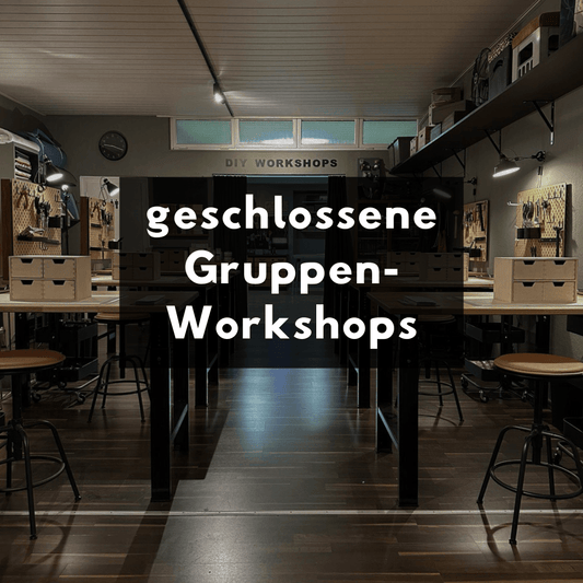 Moderne Werkstatt in Düsseldorf für geschlossene Gruppen-Workshops, DIY, Möbelaufarbeitung