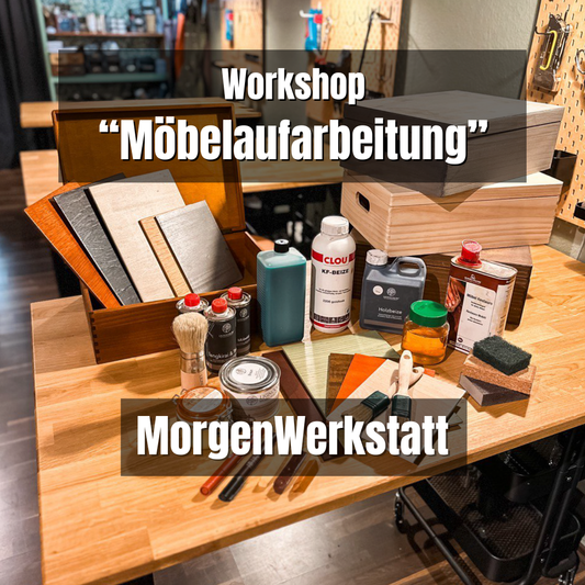 MorgenWerkstatt - 2 Vormittage - Möbelaufarbeitung - Düsseldorf