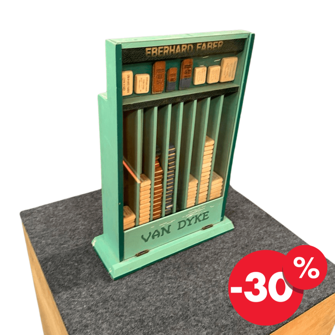 Seltener Radiergummi-Automat von Van Dyke/E. Faber aus den 1950er/60er Jahren - aus Bares für Rares 2024 - Werkstattfürschönes