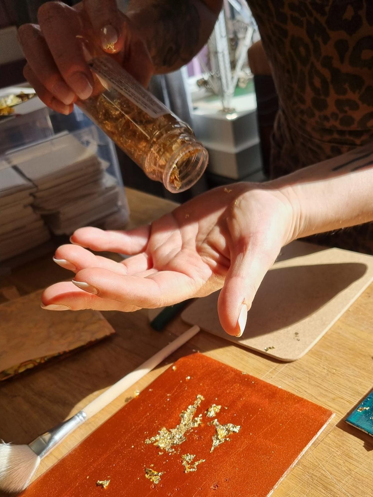 Workshop: Blattmetall-Veredelung