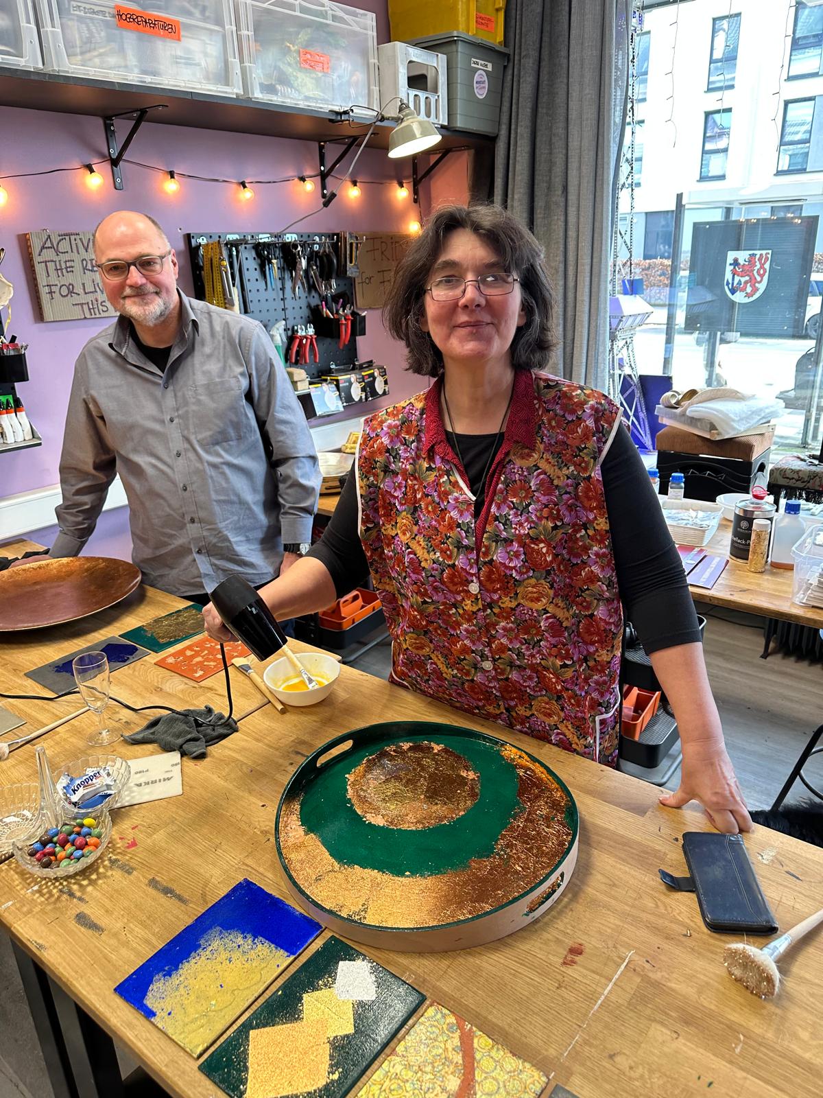 Workshop: Blattmetall-Veredelung