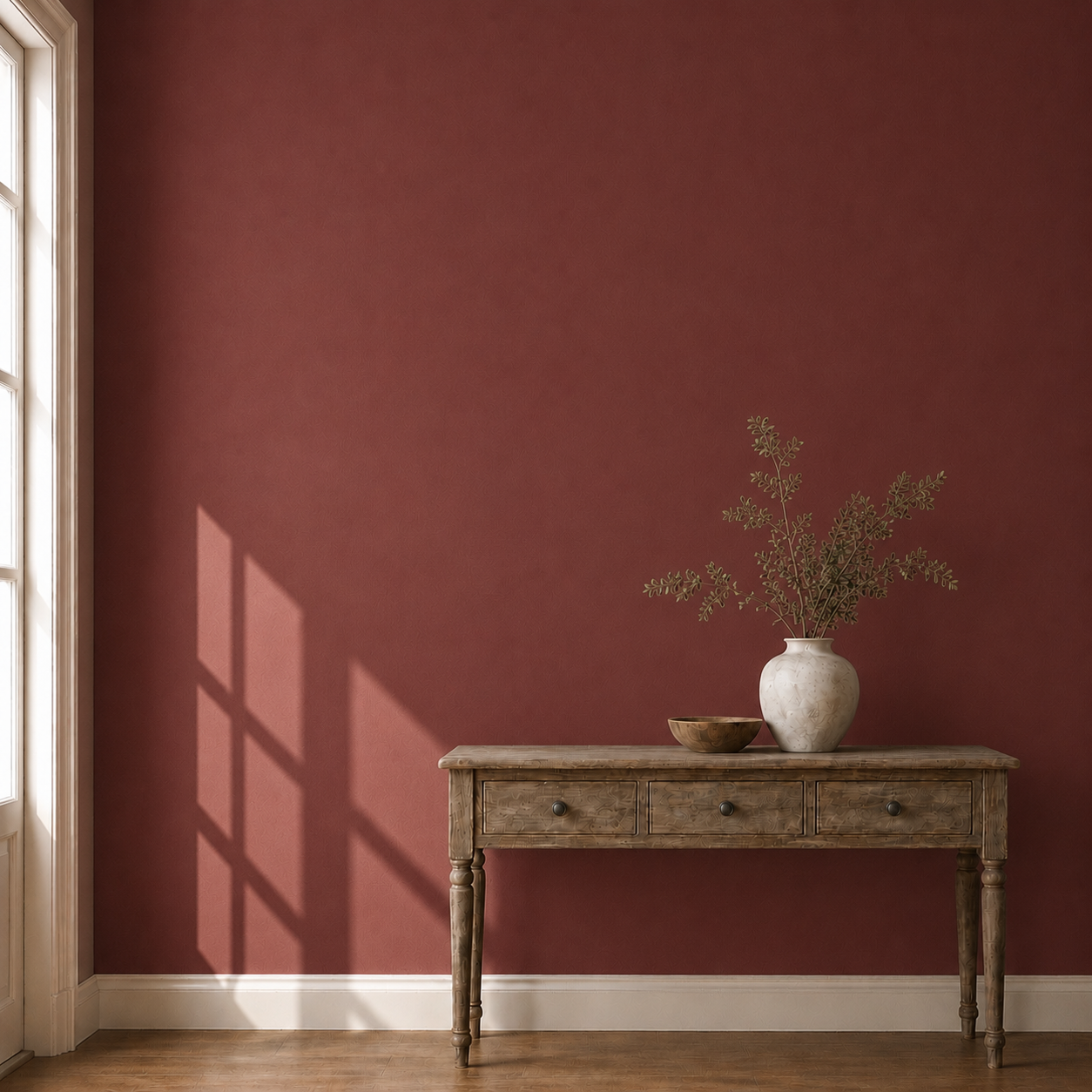Dark Aubergine – Antikes Rotbraun