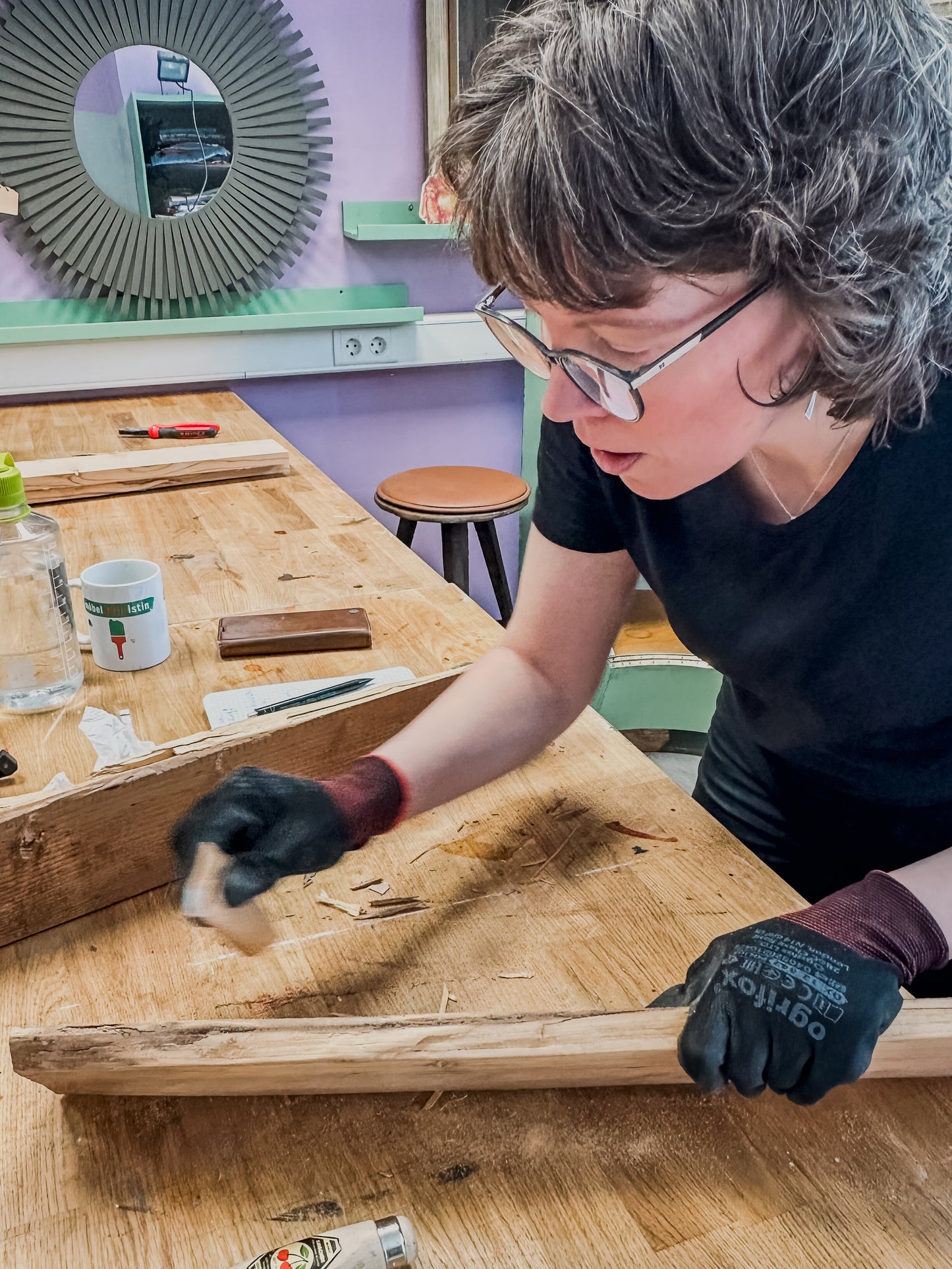 Workshop: Holz reparieren und bearbeiten