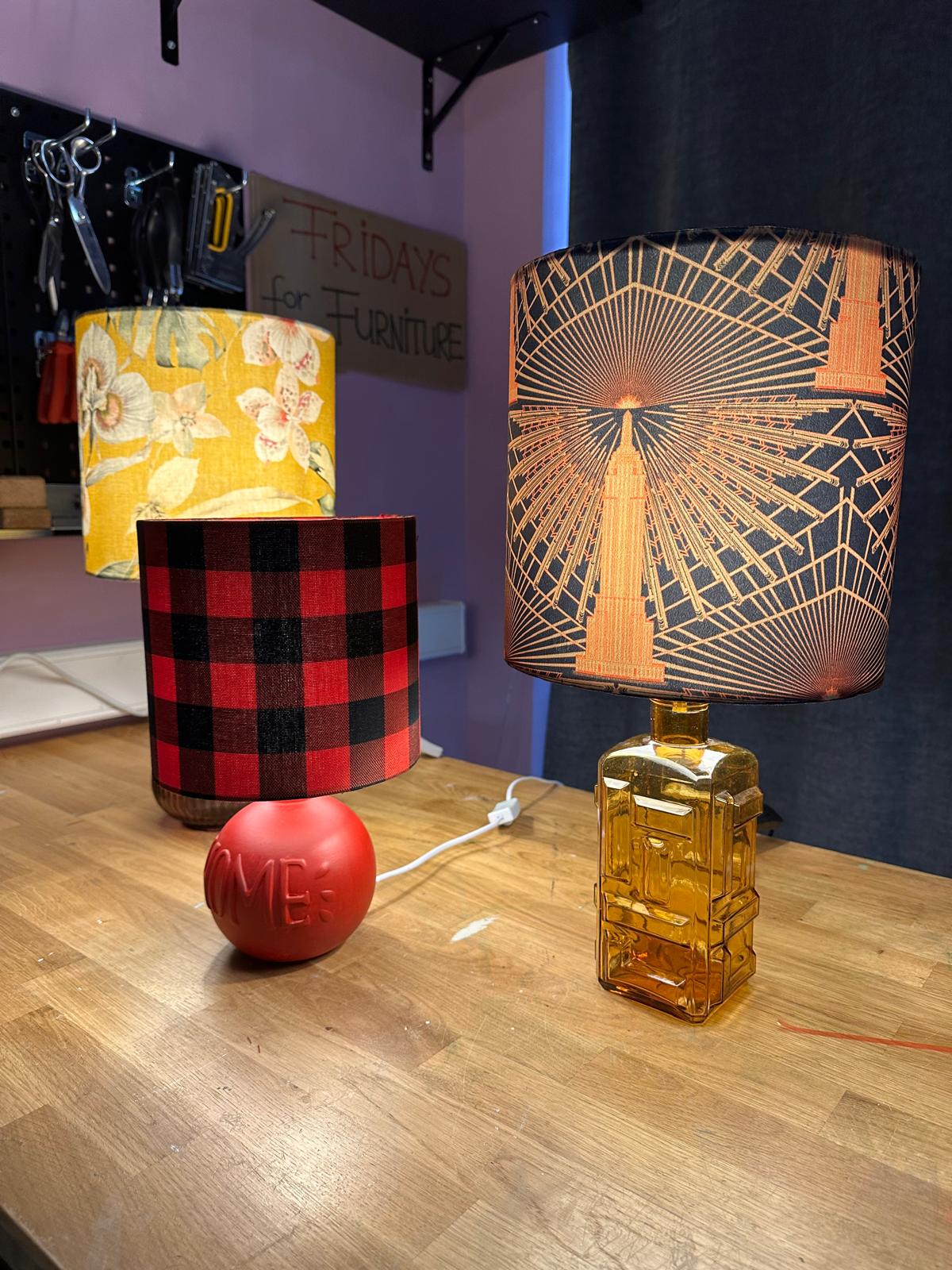 So., 16. November: Lampenschirme anfertigen & Tischleuchten kreieren - 11-15 Uhr - Düsseldorf