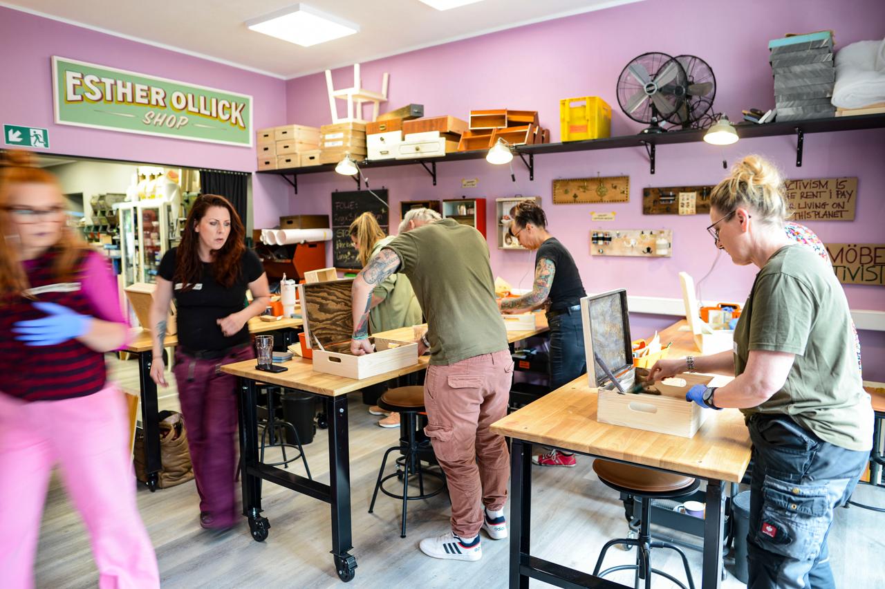 MorgenWerkstatt - 2 Vormittage - Möbelaufarbeitung - Düsseldorf