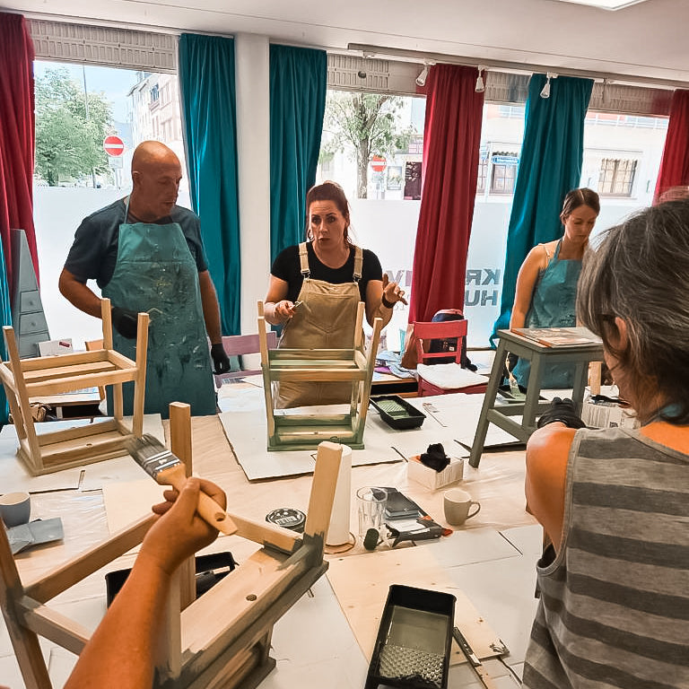 DIY-WORKSHOP "Möbel richtig lackieren": Velbert (NRW), 26. Mai 2024 - Esther-Ollick.shop