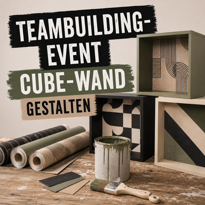 Teambuilding-Event: Cube-Wand gestalten
