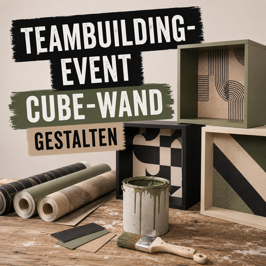 Teambuilding-Event: Cube-Wand gestalten