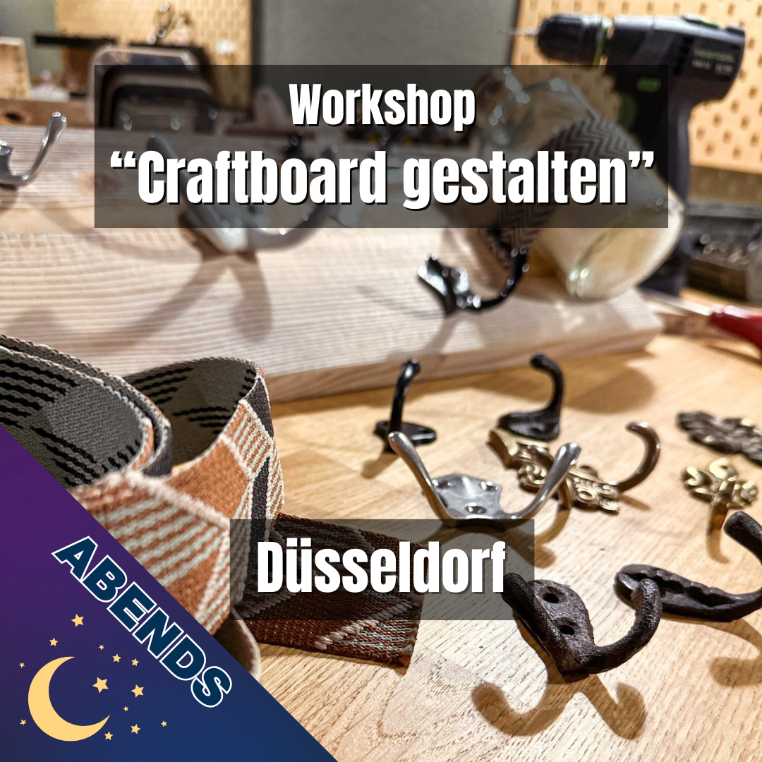 Fr., 13. Juni: Craftboard gestalten - Kreativworkshop - 17-21 Uhr - Düsseldorf