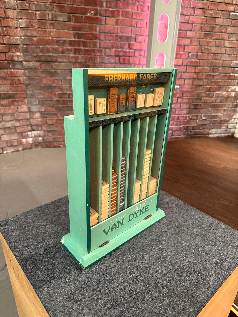 Seltener Radiergummi-Automat von Van Dyke/E. Faber aus den 1950er/60er Jahren - aus Bares für Rares 2024 - Werkstattfürschönes