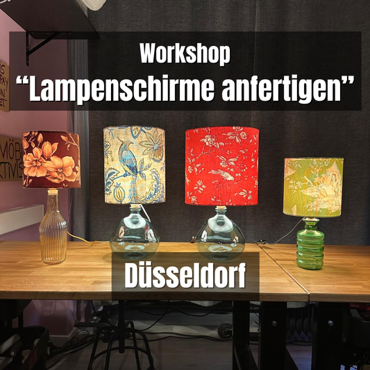 Sa., 14. Februar2026 : Lampenschirme anfertigen & Tischleuchten kreieren - 11-15  Uhr - Düsseldorf